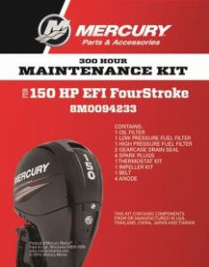 OEM Service Kits Mercury/Mariner OBM 100hr F150EFI  (click for enlarged image)